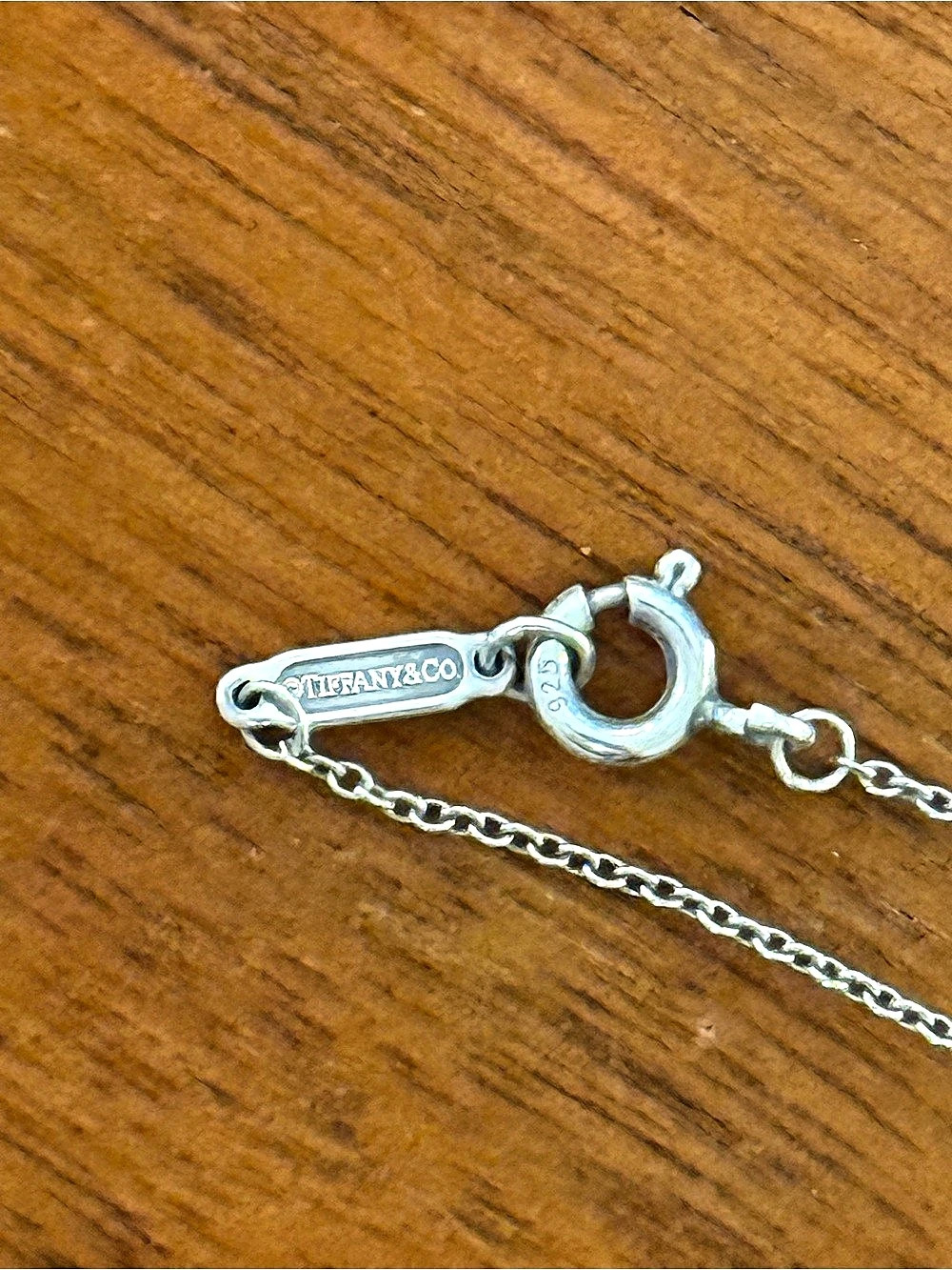 Tiffany & Co. Tiffany Notes Dual Initial Round Disc Pendant Necklace. Tiffany - Picture 6 of 10